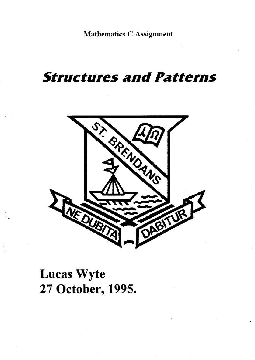 Structures and Patterns